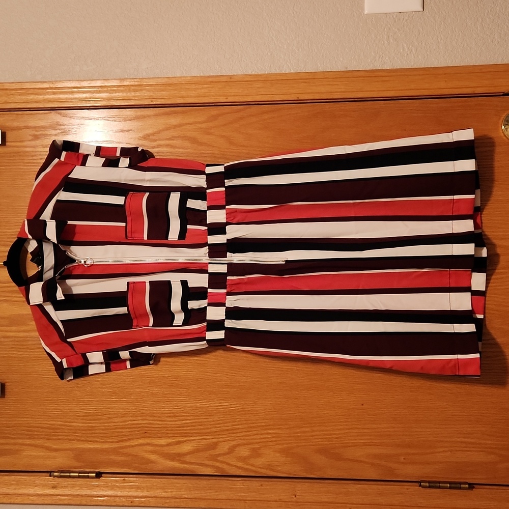 Express Business Casual Striped Dress